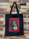 Black tote bag