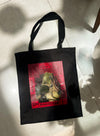 Black tote bag