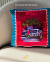 Mall road 1950s cushion